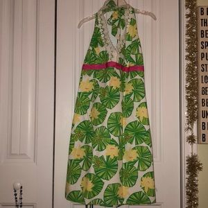 Lilly Pulitzer Frog Pattern Dress